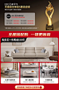 DDC意式轻奢Baxter豆腐块科技布艺沙发北欧现代客厅大小户型家具-tmall.com天猫