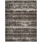 Stunning striations in scintillating ivory and abalone create a focal piece rug in superb modern neutrals. Visually engaging yet subtle, and imbued with a gentle luminosity, this masterwork textile brings design sophistication to the contemporary or eclec
