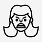 愤怒的脸悸动愤怒 颤抖 icon 图标 标识 标志 UI图标 设计图片 免费下载 页面网页 平面电商 创意素材
