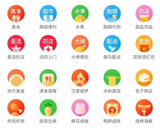 外卖app常用图标