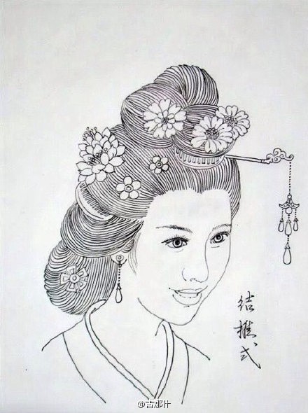 古装发型的画法（3）