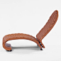 【贵妃坐垫】
这是丹麦著名家具设计师维奈•潘顿生涯设计的贵妃坐垫，是用簇绒皮革制作，而不是更常见的羊毛座垫。
