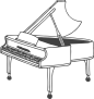 钢琴
100+手绘家居厨房食品等矢量插图合集包 Hand Drawn Elements -Home- #2423072