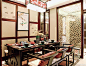 中式风格室内中餐厅装修效果图