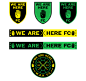 We Are Here FC : Graphic Design, Photography,, Campaign, Exhibition, KABK, branding, exhibition, fugitives, football, Royal academy of art the hague
