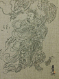 爱上纯手绘——从零开始（法海寺、永乐宫壁画临摹过程图）-莲羊_插画,中国风,岩彩,国画,手绘_涂鸦王国插画