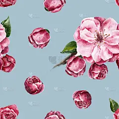 纹路与花枝无缝搭配