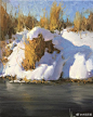 画家Josh Clare对于雪景画面的处理 ​​​​