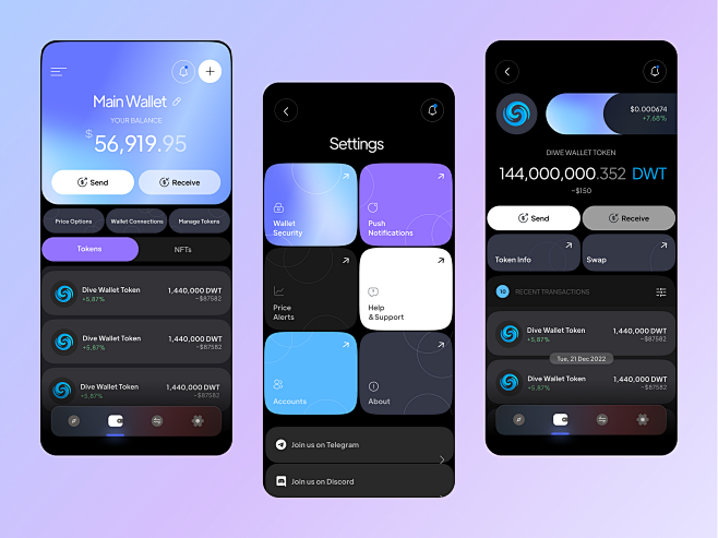 Crypto wallet app de...