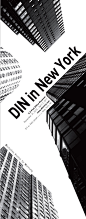 exhibition poster :: DIN in new york