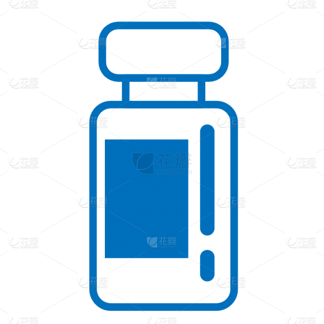 ICON-矢量医疗图标-药瓶