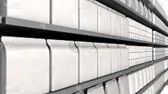 超市货架上的通用产品