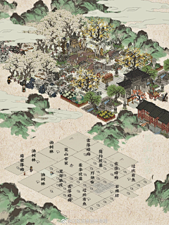 江南白景图_花瓣_采集