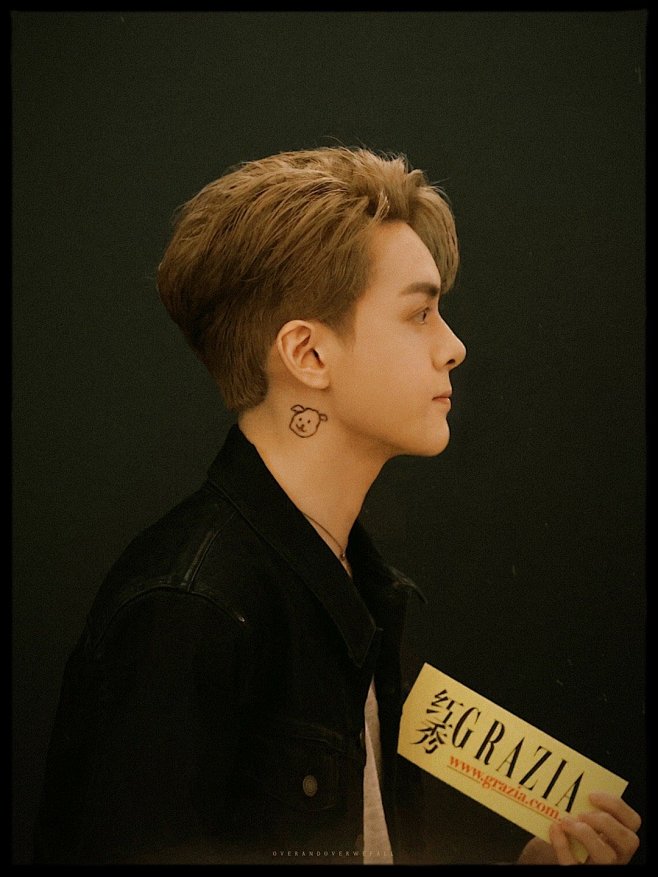 曾舜晞 
欧美风 
小狗纹身 