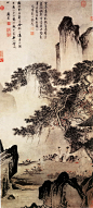 满地风霜菊绽金，醉来还弄不弦琴。南山多少悠悠意，千载无人会此心。
【图：明·唐寅】
