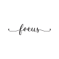 focus script| Words