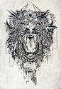 #tattoo##纹身##图案#Lion by Feline Zegers: 