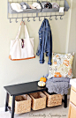 Mini Mudroom - Keep it all organized in a small space