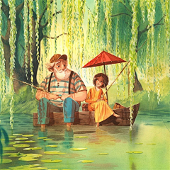 尔玛若曦采集到水墨插画内容参考