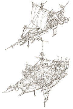 蓝色时期采集到线描素材