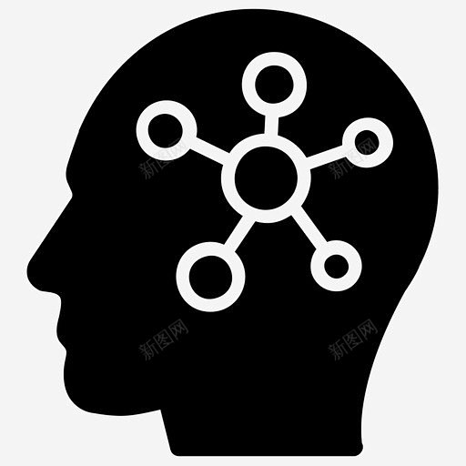 横向思维思考创造性思维逻辑推理icon图标标识标志ui图标设计图片免费