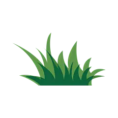 绿色卡通草丛