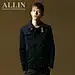ALLIN男装韩版秋装 时尚型男呢子 多纽扣设计 经典翻领外套