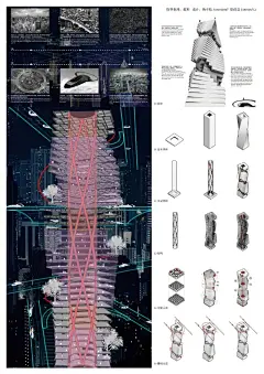 浙江大学建筑学系三年级作品 ，每张展板都堪比电影海报？ ​​​​