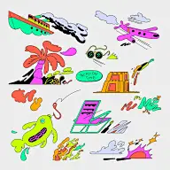 插画--线描风格