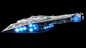 Assertor-class Star Dreadnought 02，Ansel Hsiao 为星战系列创作了大量飞船作品