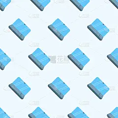 无缝图案抽象元素教育学校学院学习笔记本电脑矢量设计风格背景插图纹理印花纺织品，服装，礼品包装，壁纸，