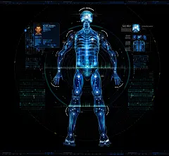 Deus Ex Human Revolution , Eric Bellefeuille : Augmented reality - Biometric scan - Deus Ex The Missing Link DLC