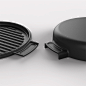 ovject Enameld Cast Iron Pan - 2 Handle on Industrial Design Served