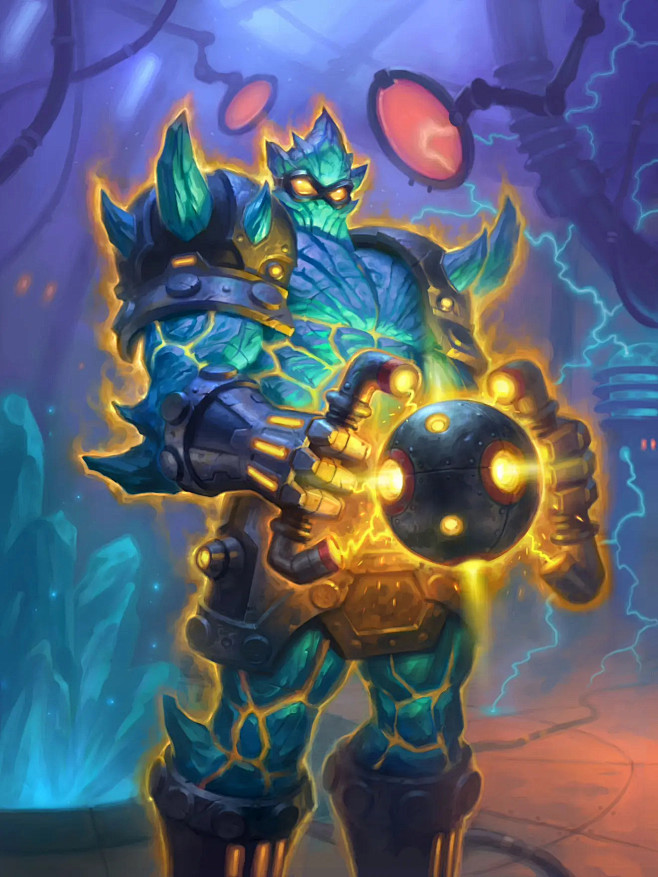 炉石传说砰砰计划卡牌原画上