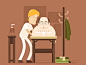 Seinfeld - George Gets a Massage - Animated Gif on Behance