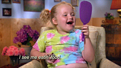 来自美国真人秀节目《here comes honey boo boo》的小女孩 十足的表情包啊 ​​​​