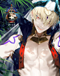 #轉推# .#Fate# .#吉尔伽美什# .#金闪闪# AU太太这张新图... 配上之前的一幅图...这大清早的简直要命啊啊啊啊啊啊啊啊  _(´ཀ`」 ∠)_......................... ​​​ ​​​​