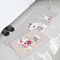 韩国原产SANG SANG HOO防滑脚垫地垫厨房地毯2件套 
