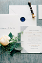 Stationery Wedding Inspiration - Style Me Pretty