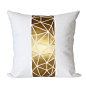 Metallic Gold Shatter Mosaic Crystal Pillow Cover on Etsy, $38.41 AUD:
