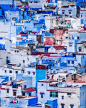 迷人的摩洛哥蓝色小镇（photo by:rrrudya） ​​​​