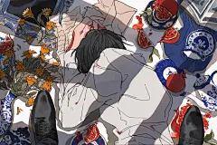 插画鉴赏｜被鲜花簇拥的破碎感美少年 - 小红书