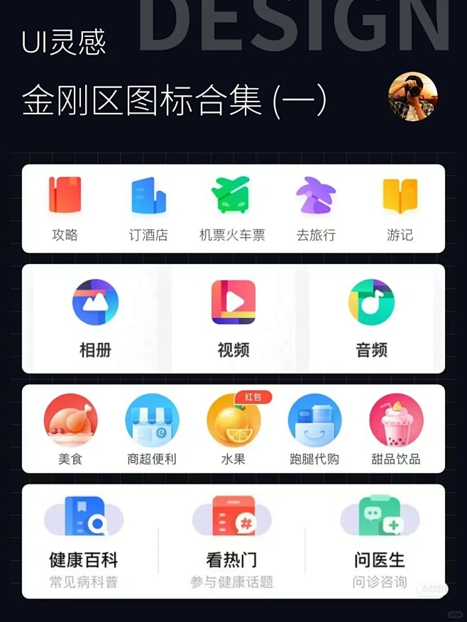 UI设计_金刚区图标设计合集一_5_阿龙...
