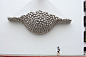Cradle by Ball Nogues Studio urban sculpture metal installation city 