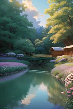 美丽花朵的绘画艺术之美图片