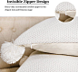 Amazon.com: RICHIE Pom Pom Pillow Covers Decorative Pack of 2 Solid Christmas Pillow Case 18x18 Inches Square Pillowcases Cushion Cover for Sofa Chair Bedroom Living Room : Home & Kitchen