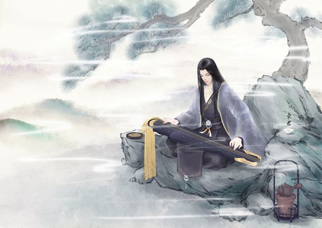 公子潇洒美少年举觞白眼望青天皎如玉树临风前
