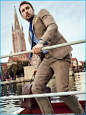 世界上最有气质的男星之一Matthias Schoenaerts，穿上西装，奔跑在古老的城市，西装，动感，型，可以结合得如此完美！ #欧美# #时尚# #型男# #搭配# #西装#