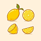 其中包括图片：Premium Vector | Yellow lemon cartoon lemon is a fruit that has high vitamin c