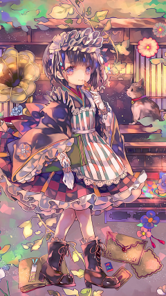 难得迷糊采集到插画2